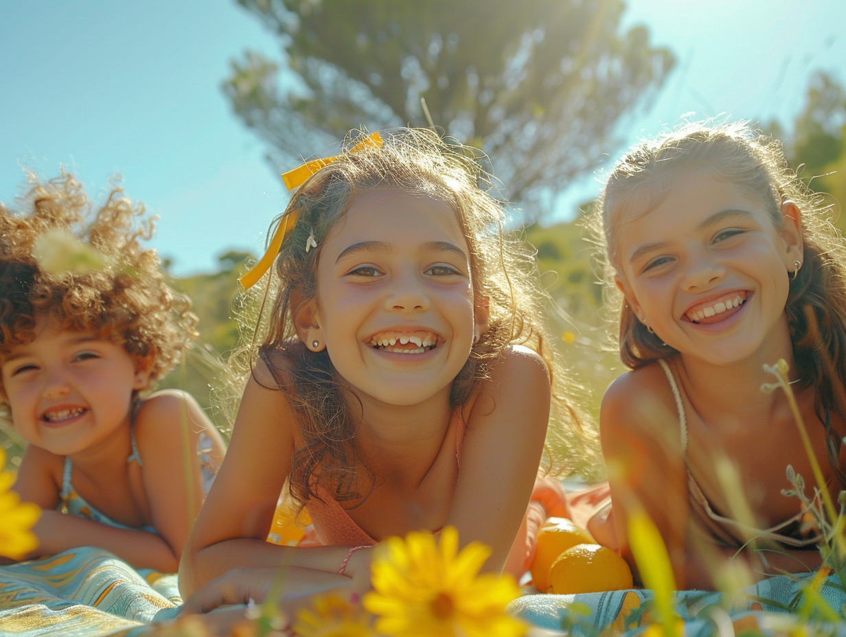 enfants bouclés