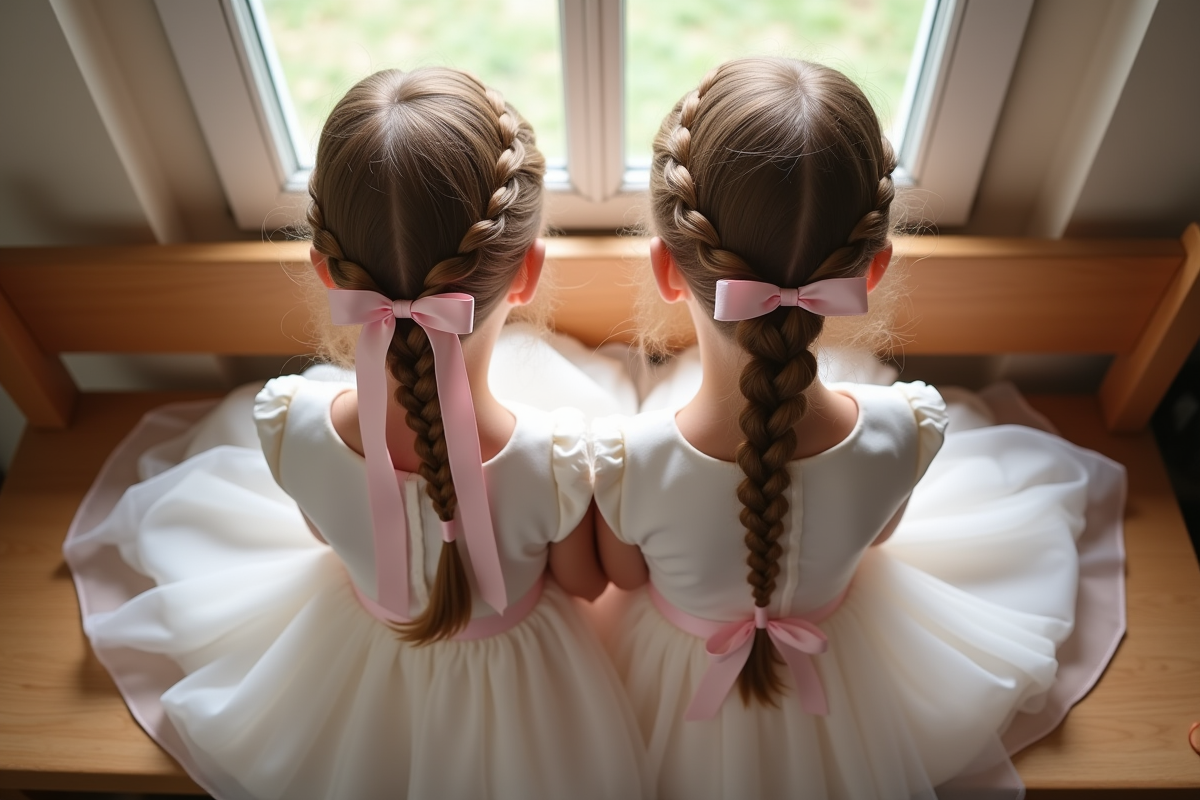 Deux petites demoiselles d
