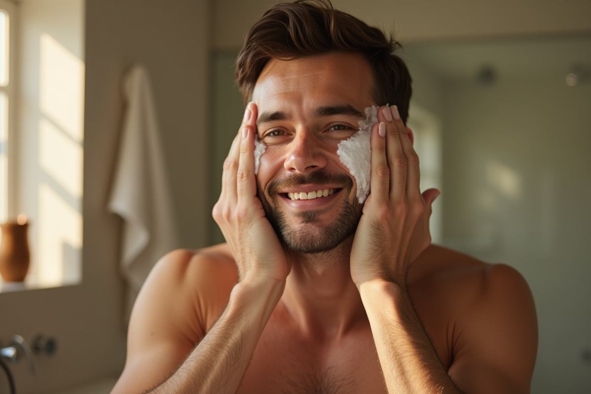 lavage visage